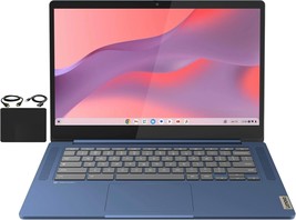 Lenovo Flagship Chromebook, 14&#39;&#39; FHD Touchscreen Slim Abyss Blue - $133.00