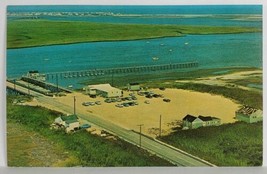 Wildwood New Jersey DAD&#39;S PLACE Luncheonette Air View Mid Century Postcard T1 - £7.03 GBP