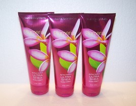 Bath &amp; Body Works Plumeria Ultra Shea Body Cream 8 oz Lot of 3 New - £139.96 GBP