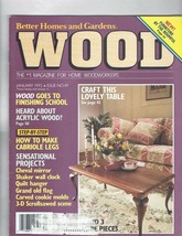Better Homes and Gardens Wood Back Issue Magazine January 1992 Issue 49 - £15.58 GBP