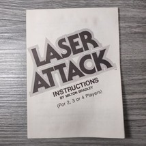 Laser Attack Game 4841 Milton Bradley REPLACEMENT Instructions Manual Vintage - £4.28 GBP