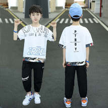 Children&#39;s Boys&#39; Summer Suit 2021 New Summer Leisure For Middle School Boys - $38.41