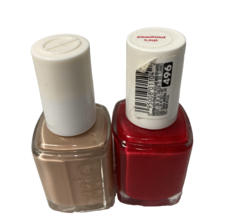 Essie Nail Lacquer Lot of 2 NEW, Red and Nude - £5.99 GBP