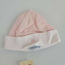 New Ralph Lauren Layette Baby Newborn Girls Knit Cap Hat Beanie Pink Cotton 0-6 - £13.41 GBP