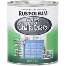 Rust-Oleum 284469 Specialty Chalkboard Brush-On Paint, 30 Oz, Clear - $36.33