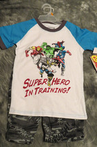 Marvel Super Heros Kids Shirts and Shorts Combo Spiderman Avengers - £24.10 GBP