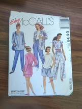 McCalls Pattern #6636 &quot;Easy&quot; Cardigan Top Pants Shorts 14 16 18  UNCUT - £9.10 GBP