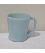 Vintage Fire King Blue Turquoise D Handle  Coffee Mug Delphite READ - $47.92 CAD
