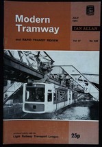 Modern Tramway and Light Railway Review Magazine July 1974 mbox3657/i Vol.37. - £3.92 GBP