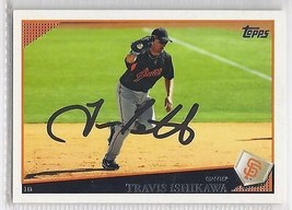 Travis Ishikawa Signed Autographed Card 2009 Topps WS Champ - £7.69 GBP