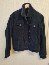 Topshop Boutique Black Corduroy Women Jacket - UK: 6 EU: 34 - £13.27 GBP