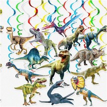 DinoSwirls: Vibrant 3D Dinosaur Hanging Swirls - 30 Sets of Mesmerizing Dino Gar - $27.71