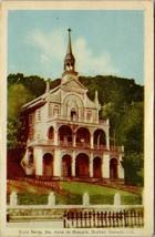 Canada Quebec Sainte Anne de Beaupre Scala Scala Santa Church 1920 VTG Postcard - £5.90 GBP