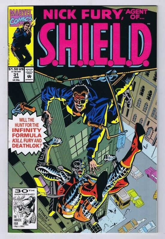 Primary image for Nick Fury Agent of SHIELD #31 ORIGINAL Vintage 1992 Marvel Comics Deathlok