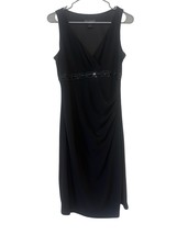 Women&#39;s Jessica Howard Embellished Black Cocktail Dress, Size 10P - $24.98 CAD