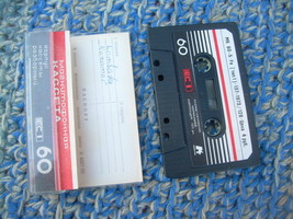 Vintage Soviet Russian USSR Kontak  MK-60-5 Cassette  2x30 min Black - £5.44 GBP