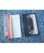 Vintage Soviet Russian USSR Kontak  MK-60-5 Cassette  2x30 min Black - $9.49 CAD
