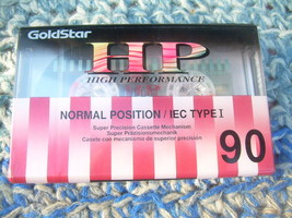 Vintage GoldStar Cassette Tape HP 90  NOS - $8.90