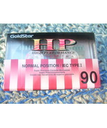 Vintage GoldStar Cassette Tape HP 90  NOS - $12.21 CAD
