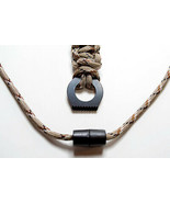 Breakaway Fire Starter Necklace With Extra Camo 550 Paracord Survival Cord - $10.39
