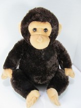 Destination Nation Monkey Plush Sitting Chimp Stuffed Animal Aurora World 12&quot; - £10.97 GBP