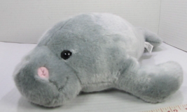 Fiesta Gray Manatee 15&quot; Realistic Sea Cow Stuffed Animal Plush - £9.10 GBP