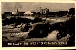 Vintage Real Photo POSTCARD-THE Falls Of The Snake River, At Idaho Falls, BK54 - £3.89 GBP