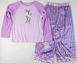 NWT Carter&#39;s Girl&#39;s Lavender Princess Bunny Rabbit Pajamas Pajama Set, 4T - $15.99