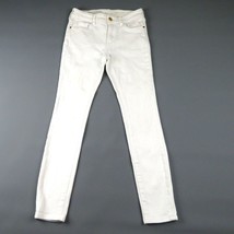 Pilcro And The Letterpress White Script -Skinny- Jeans Size 25 - £19.85 GBP