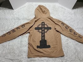 Lil Peep Sus Boy Angel Demon Cross Crucifix Full Zip M Hoodie Sweatshirt... - $117.17