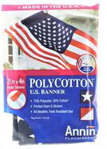 Annin &amp; Co 2-1/2' X 4' Poly-Cotton U.S. American Banner Flag - $24.71