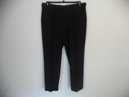 Men&#39;s Black George Pleated Dress Pants. 38 X 32. 43% Polyester/ 30% Repr... - £17.50 GBP