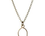 By Philippe 14KT Oro Llenado Plata de Ley 925 16&quot; Pequeño Espoleta Collar - £11.70 GBP