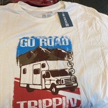 the stacks go road trippin white mens 2XL tshirt - $14.84