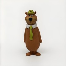 Yogi Bear w/ Sticker Head Spins Hanna Barbera 5&quot; Squeak Toy Vtg Hong Kong Rare - $29.58