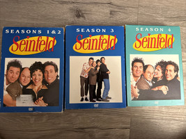 Seinfeld Seasons 1 + 2 + 3 + 4 DVDs Jerry Elaine Kramer Julia Louis Dreyfus NICE - £8.81 GBP