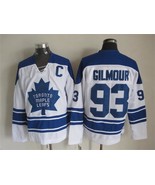 Maple Leafs #93 Doug Gilmour Jersey Old Style Uniform White - $49.00