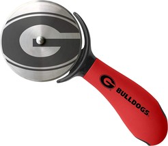 sportsvault NCAA Pizza Cutter, Georgia Bulldogs, 7.9&quot; x 3.1&quot;, Team Colors - £14.58 GBP