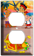 Jake And Neverland Pirates Electrical Outlet Wall Plate Children&#39;s Boy Bedroom - £7.10 GBP
