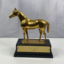 Vintage Horse Statue Trophy 1959 12.5&quot; Tall (Base 10&quot; Wide by 5.5&quot; Depth) - £694.04 GBP