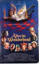 Alice in Wonderland [VHS 1999, Clamshell] Christopher Lloyd, Gene Wilder - $3.41