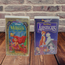 Lot Of Two Disney VHS Movies/ Videos   Little   Mermaid   and  Aristocat - £9.55 GBP