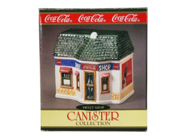 Sweet Shop Coca-Cola Canister Collection Ceramic Building Cavanagh 1997 - £11.04 GBP
