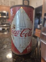 Early Coke Coca Cola Steel Flat Top Diamond  Soda Can Vintage Antique - ... - $54.95