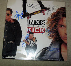 Inxs        w/ michael      autographed    signed    #1   Record   * proof - $699.99