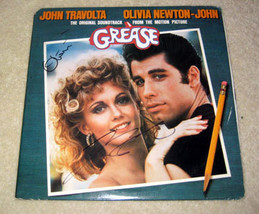 GREASE   travolt &amp; olivia     autographed    signed  #1   Record   * proof - $599.99