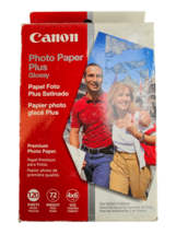 Canon 120 Sheets Photo Paper Plus Glossy New In Box SEALED NOS - $4.90