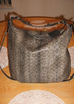 Nwot/Reed Krakoff/Grommet Cadet/Snake/Python/Hobo Handbag/Purse/Antique Gray - £1,202.75 GBP