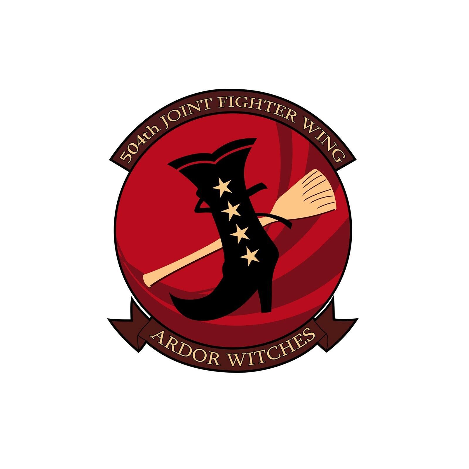 504th Joint Fighter Wing Patch Vinyl Decal - Variety of Sizes Available - $2.97+