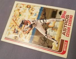 1982 Topps Cesar Cedeno Houston Astros #640 Baseball Card - $26.98 MXN